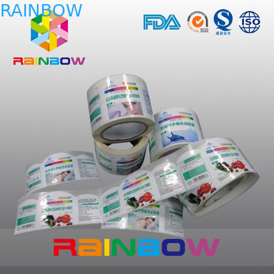 बोतल के लिए हीट सील मुद्रित सिकुड़ आस्तीन लेबल / पीवीसी हटना प्लास्टिक Lable उड़ाने