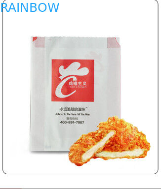 पेस्ट्री और पनीर टोस्ट पैकेजिंग के लिए व्हाइट कस्टमाइज़्ड पेपर बैग, दूर थैला