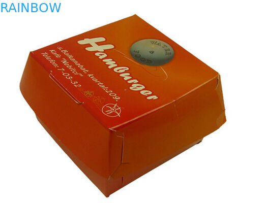 फास्ट फूड रेस्तरां के लिए पेपर बॉक्स पैकेजिंग कस्टम मुद्रित डिजाइन