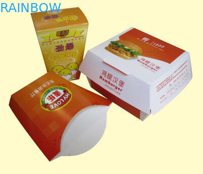 फ्रेंच फ्राइज़ / हैम्बर्ग और पॉपकॉर्न चिकन पैकेज के लिए पेपर बॉक्स लें