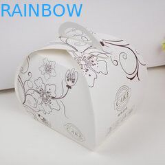 व्हाइट क्राफ्ट पेपर बैग फ्रंट राउंड विंडो के साथ कैंडी पैकेजिंग के लिए