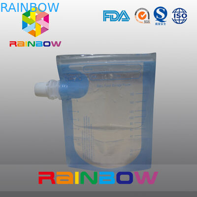 जल / पेय, doypack साथ जिपर के लिए Transprent ओर कली पाउच