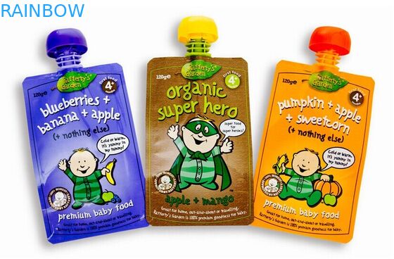 जल / पेय, doypack साथ जिपर के लिए Transprent ओर कली पाउच