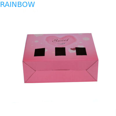 ऑटो बंद गिफ्ट पेपर बॉक्स पैकेजिंग, विंडो के साथ नालीदार पेपरबोर्ड केस