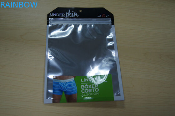 जिपर के साथ पुरुष के अंडरवीयर बैग प्लास्टिक के पाउच Pacakging नोनी पाउच