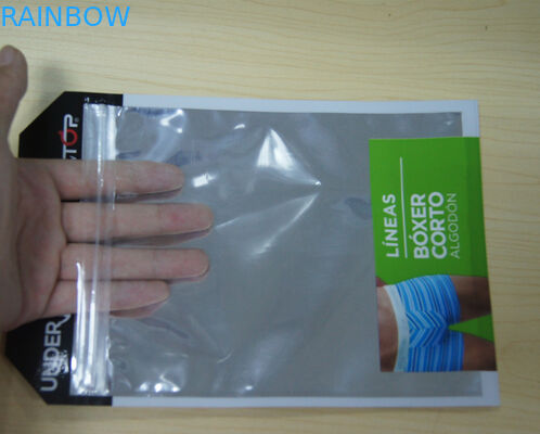 जिपर के साथ पुरुष के अंडरवीयर बैग प्लास्टिक के पाउच Pacakging नोनी पाउच