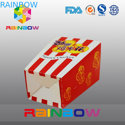 फास्ट फूड अनुकूलित पेपर बैग पॉपकॉर्न फ्राइड चिकन पेपर बैग