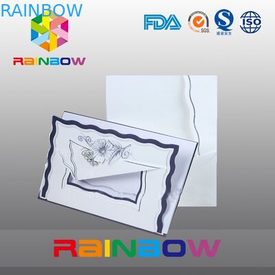 क्रिसमस ग्रीटिंग / वेडिंग निमंत्रण के लिए अनुकूलित पेपर आर्ट कार्ड