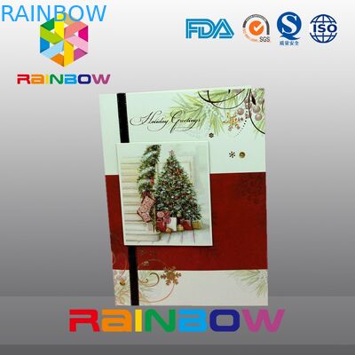 क्रिसमस ग्रीटिंग / वेडिंग निमंत्रण के लिए अनुकूलित पेपर आर्ट कार्ड