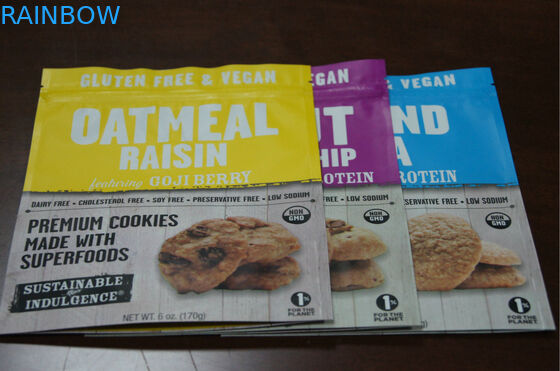 कस्टम डिजाइन में जिपलॉक के साथ फूड ग्रेड प्लास्टिक स्नैक पैकेजिंग डॉयपैक