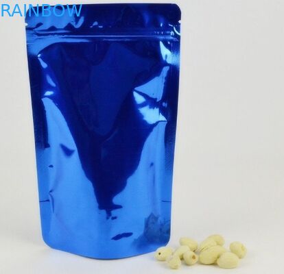 अनुकूलित सादा एल्यूमीनियम पन्नी ज़िपलॉक बैग / स्टैंड अप पन्नी पाउच पैकेजिंग