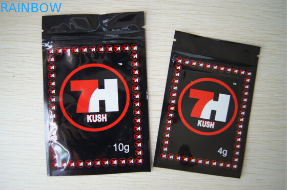 जिपर और आंसू पायदान के साथ एल्यूमीनियम पन्नी पॉटपौरी हर्बल धूप पैकेजिंग