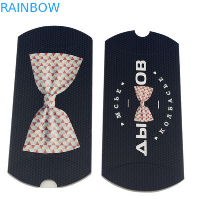 पिलो शेप में कस्टमाइज्ड साइज़ और लोगो के साथ ब्लैक व्हाइट हेयर एक्सटेंशन पेपर बॉक्स