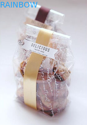 खाद्य ग्रेड अनुकूलित डिजाइन चमकदार प्लास्टिक पाउच पैकेजिंग कुकीज़ बैग