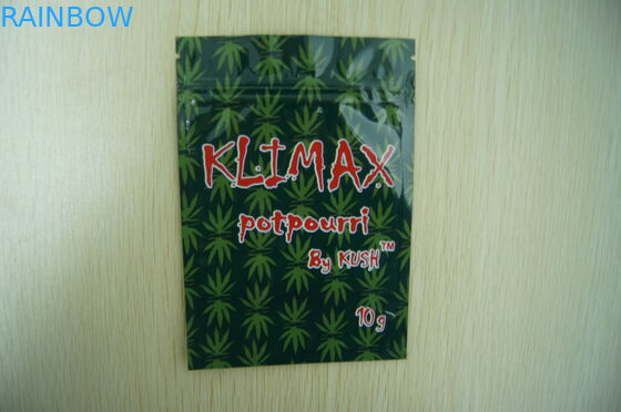 Klimax 10g स्ट्राबेरी और ब्लूबेरी पोटपौरी हर्बल धूप बैग ज़िपलॉक पैकेजिंग