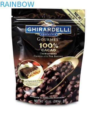 पुनर्नवीनीकरण प्लास्टिक पाउच पैकेजिंग 10 ऑउंस कॉफी पैकेजिंग पाउच वाल्व और ज़िपलॉक के साथ