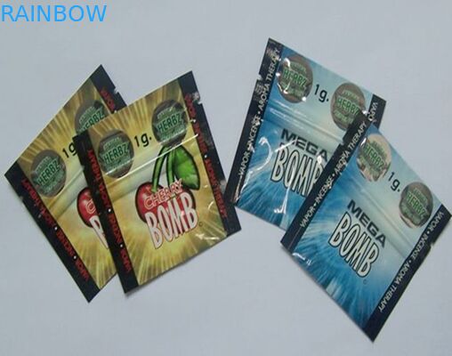 कैलिफोर्निया ड्रीम हर्बल बैग / माइलर जिपर अनुसंधान रसायनयुक्त गोली का पाउच