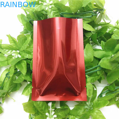 कस्टम मुद्रित Mylar जिपलॉक बैग खाद्य भंडारण पैकेजिंग के लिए स्टैंड आकार के साथ लाल Mylar बैग
