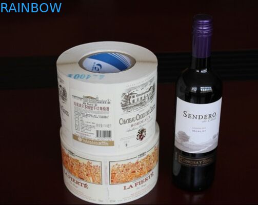 स्वनिर्धारित डिजाइन पनरोक रेड वाइन सिकोड़ें आस्तीन लेबल स्वयं चिपकने वाला बोतल लेबल