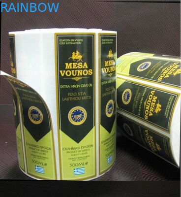 रेड वाइन / निजी लेबल स्टिकर के गर्म मुद्रांकन कस्टम डिजाइन बोतल लेबल