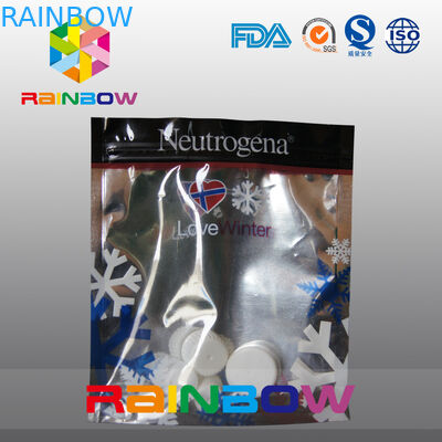 बॉडी मिस्ट एंड लोशन एल्युमिनियम फॉयल बैक एंड क्लियर फ्रंट कॉस्मेटिक पाउच डॉयपैक्स