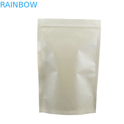 कस्टम मुद्रित क्राफ्ट पेपर बैग संयंत्र के बीज के लिए resealable मुद्रित खिड़की