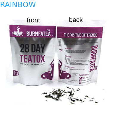 जिपलॉक के साथ मुद्रित Mylat चाय बैग पैकेजिंग, कस्टम सम्मानित चाय पैकेजिंग डॉय पैक