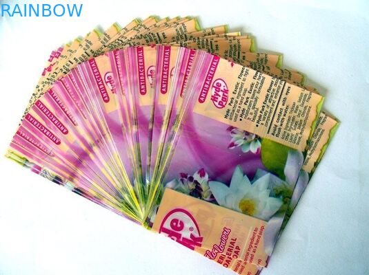 इको-फ्रेंडली श्रिंक स्लीव लेबल शैंपू बॉटल पीवीसी / पीईटी श्रिंक रैप के लिए