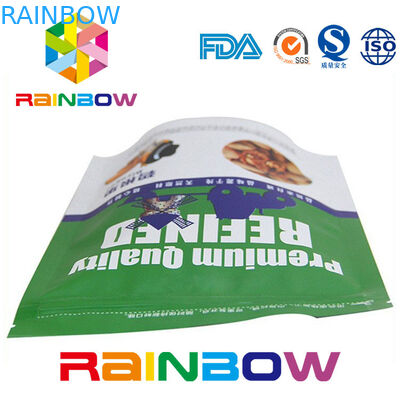 अनुकूलित मुद्रित डॉय पैक नट्स पाउच पैकेजिंग जिपर और आंसू पायदान