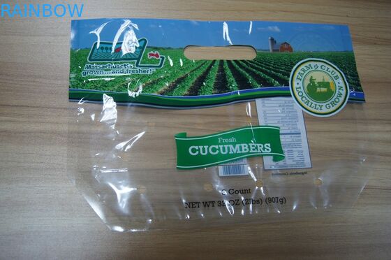 खाद्य ग्रेड पारदर्शी ताजा फल सब्जी प्लास्टिक भंडारण जिपर पैकेजिंग बैग