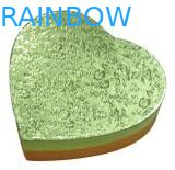 पारिस्थितिक लक्जरी पुनर्नवीनीकरण उपहार कागज बॉक्स, चॉकलेट के लिए ग्रीन पेपर बॉक्स