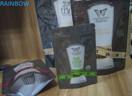 जिपर के साथ पीईटी / पीई अलग स्वाद चीनी Doypack प्लास्टिक पाउच पैकेजिंग