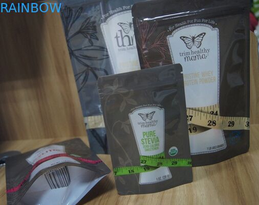 जिपर के साथ पीईटी / पीई अलग स्वाद चीनी Doypack प्लास्टिक पाउच पैकेजिंग