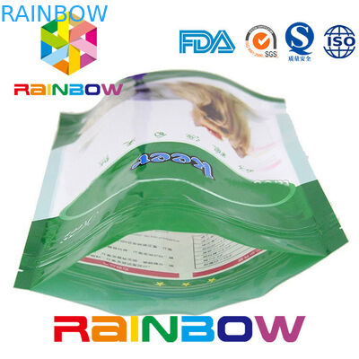 जिपर के साथ पन्नी स्टैंड अप पेट फूड पाउच, 500 ग्राम प्लास्टिक डॉग व्यवहार करता है पैकेजिंग बैग