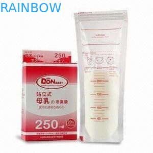 कस्टम मेड प्लास्टिक पाउच पैकेजिंग, स्तन दूध भंडारण बैग