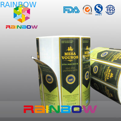 वाइन ग्लास स्व चिपकने वाला हटना आस्तीन लेबल मुद्रित स्टिकर और शराब की बोतलें