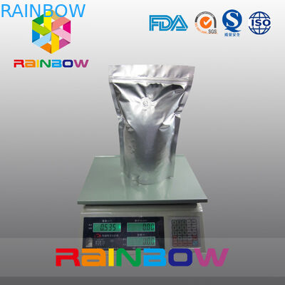 चाय / कॉफी बीन्स / ड्राई फ़ूड के लिए लाइटप्रूफ स्टैंड अप जिपलॉक एल्युमिनियम फॉयल बैग