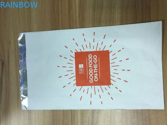 क्राफ्ट पेपर पंक्तिबद्ध पन्नी अंदर रोस्ट चिकन पैकेजिंग बैग अनुकूलित डिजाइन