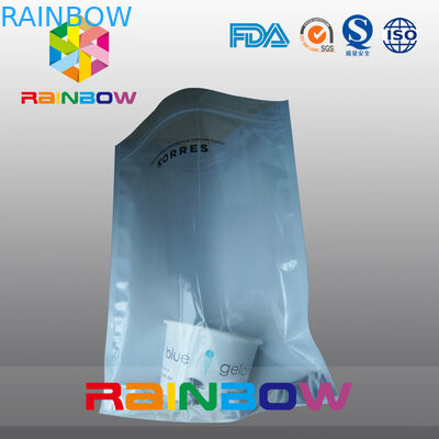 अनुकूलित लोगो स्पष्ट सामने विरोधी स्थैतिक परिरक्षण पाली बैग इलेक्ट्रॉनिक डिवाइस के लिए जिपर के साथ