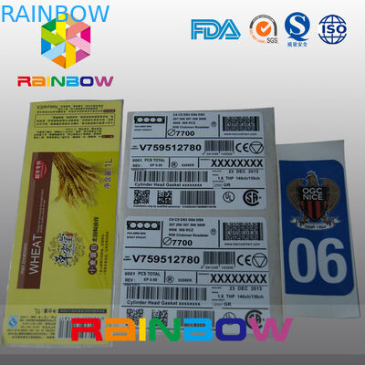 बैग, बॉक्स, कार्ड के लिए अनुकूलित एक्सप्रेस लेबल / स्टिकर सिकोड़ें आस्तीन लेबल