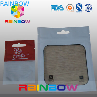 माल के लिए पारदर्शी खिड़की के साथ Mylar ज़िपलॉक बैग प्लास्टिक पाउच पैकेजिंग