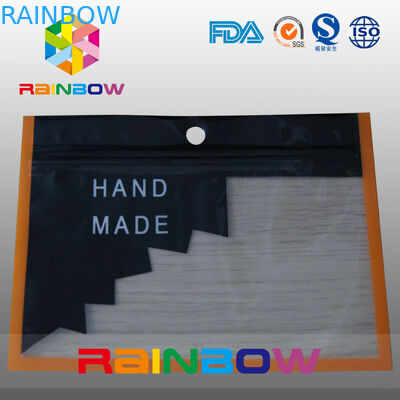 माल के लिए पारदर्शी खिड़की के साथ Mylar ज़िपलॉक बैग प्लास्टिक पाउच पैकेजिंग