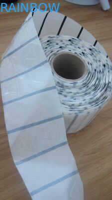 ब्लिमन के लिए पारदर्शी / क्लियर राउंड शेप पीईटी टैक्टाइल डेंजर वार्निंग लेबल