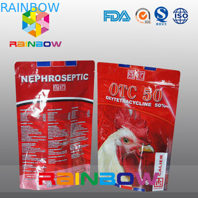 कस्टम अपना खुद का लोगो जिपर के साथ पालतू / टके खाद्य भंडारण पाउच खड़े हो जाओ