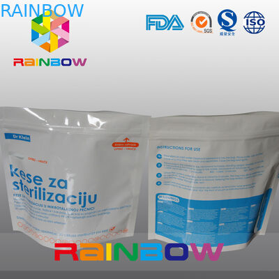 खाद्य ग्रेड मुंहतोड़ थैली प्लास्टिक पाउच पैकेजिंग माइक्रोवेव पाक कला बैग वाल्व छेद के साथ