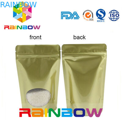 कॉफी बीन के लिए 400 ग्राम साइड गस्सेट मैट सिल्वर एल्युमिनियम फॉयल बैग सांबी क्लासिक