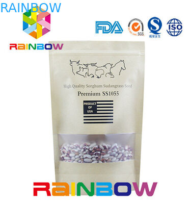 नारियल चिप्स / पालतू भोजन / नाश्ता / बिस्किट के लिए जिपर बैग के लिए खाद्य ग्रेड स्टैंड अप