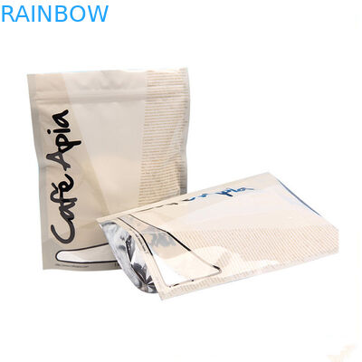 ग्रेसफुल कर्व्ड लिपटन PET / VMPET / PE टी पैकेजिंग बैग्स स्टैंड अप / स्टैंड अप बैग फॉर टी