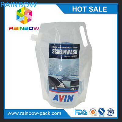 बच्चे के भोजन / रस / सूप के लिए अनुकूलित पुन: प्रयोज्य प्लास्टिक स्टैंड अप निचोड़ थैली