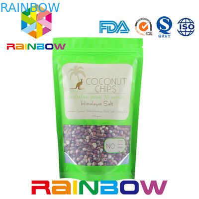 मुद्रण / खाद्य ग्रेड पैकेजिंग के साथ एल्यूमीनियम पन्नी पैकेजिंग के साथ स्टैंड के साथ सबसे ताजा कच्चे माल थैली